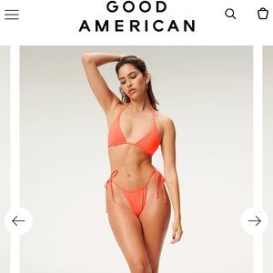 GOOD AMERICAN Neon Bikini Set
